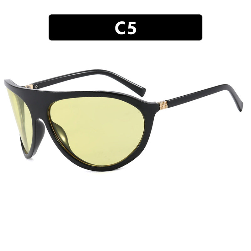 Women's Cat-Eye Sunglasses with Unique Design and Protective UV Filter Bowlift