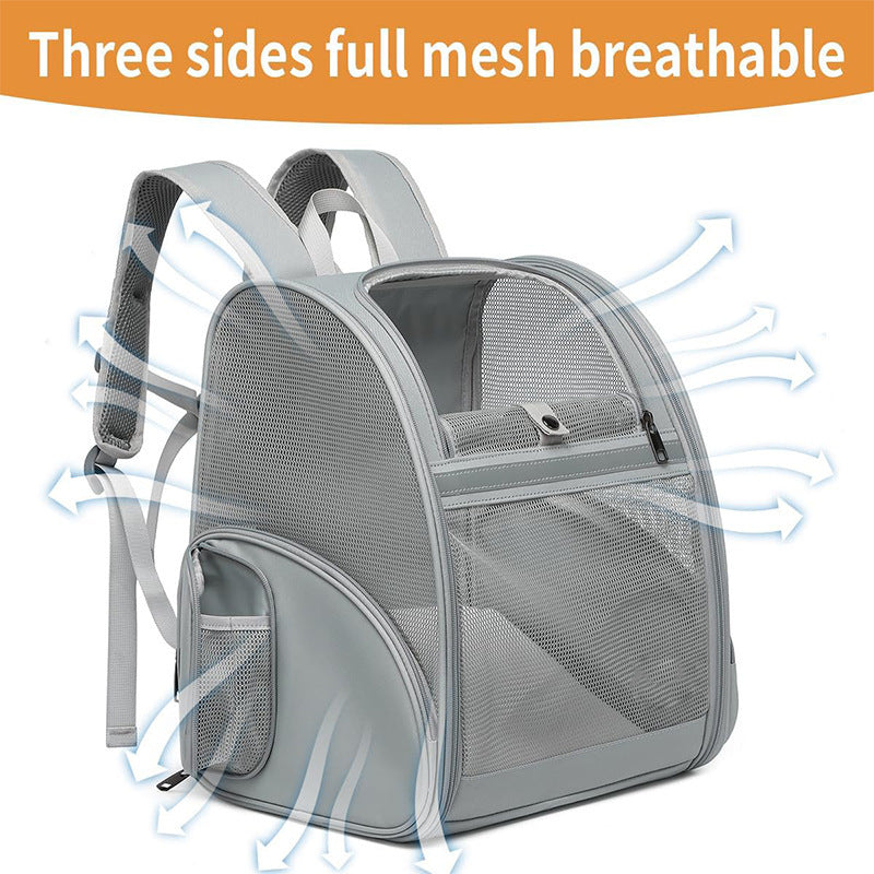 Portable Pet Travel Backpack Bowlift