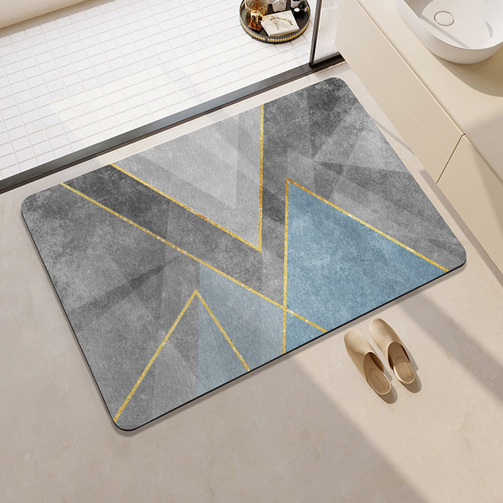 Playful Cat-Themed Bath Rug Bowlift