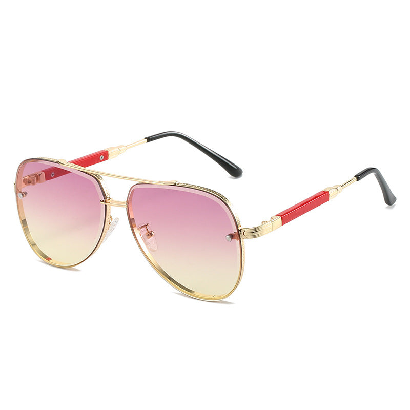 Fashion-Forward Oversized Aviator Sunglasses Bowlift