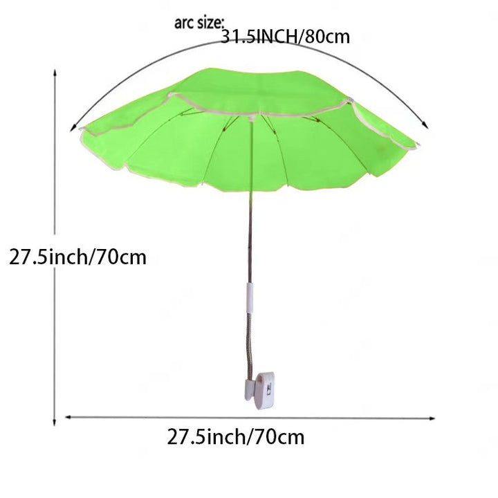 Women's Adjustable Beach Sunshade Umbrella with Ground Anchor Bowlift