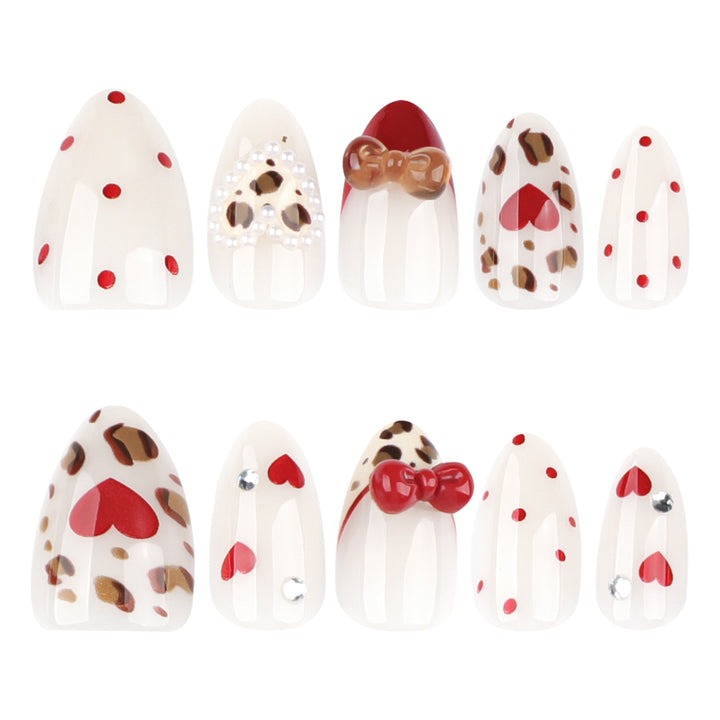 Creative Nail Art with Heart and Cookie Design Bowlift