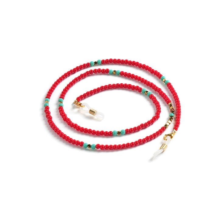 Multi-Strand Beaded Eyewear Chain Bowlift