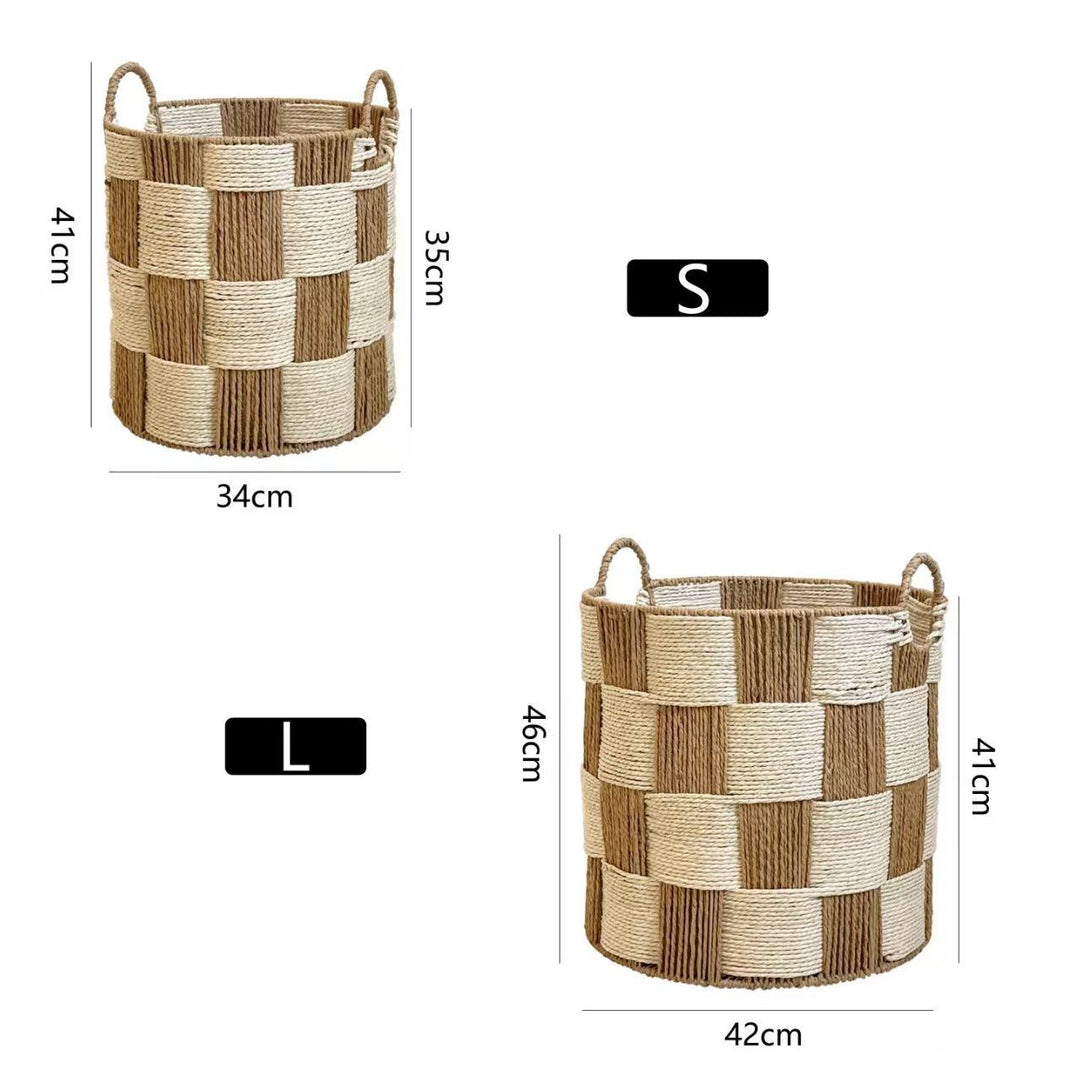 Natural Fiber Storage Basket Bowlift