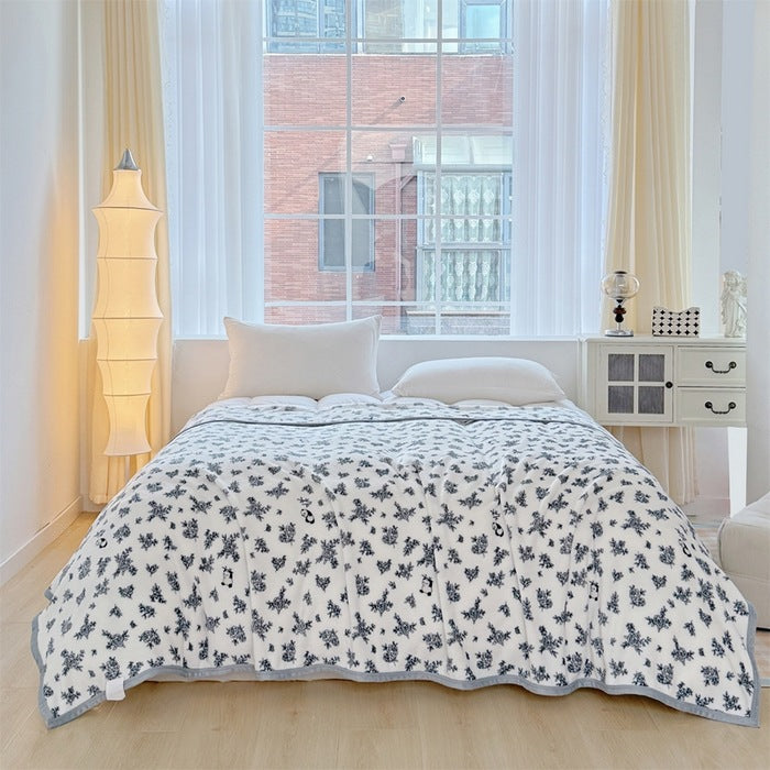 Women Patterned Blanket made of Soft Cotton Bowlift