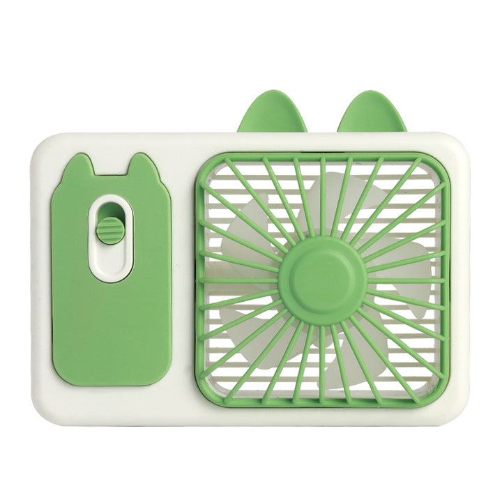 Cute Cat-Themed Portable Desk Fan Bowlift