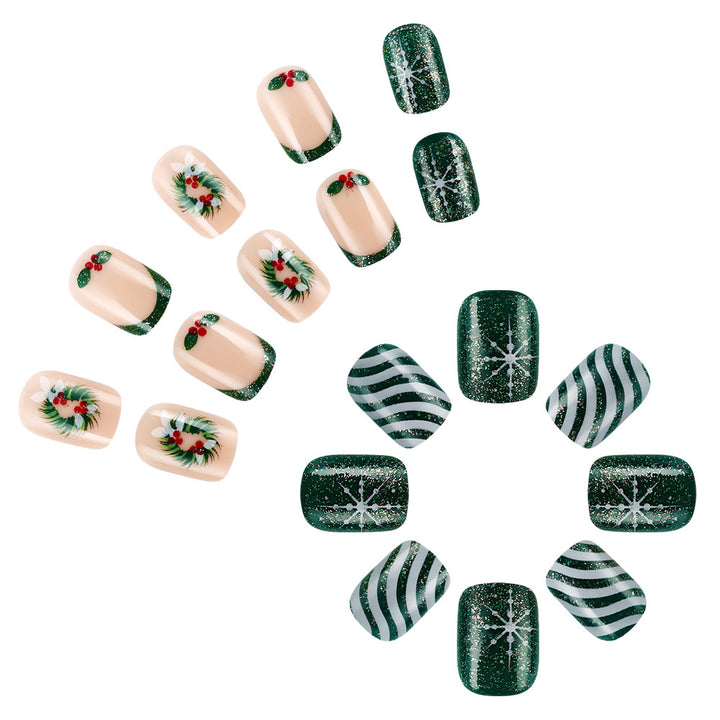 Festive Holiday Nail Art Design Bowlift 1787542833