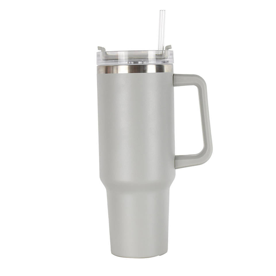 Women's insulated drinking cup with practical carrying handle Bowlift