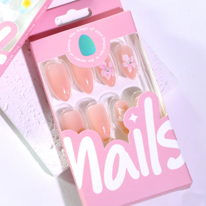 Artistic nail designs with delicate floral accents Bowlift