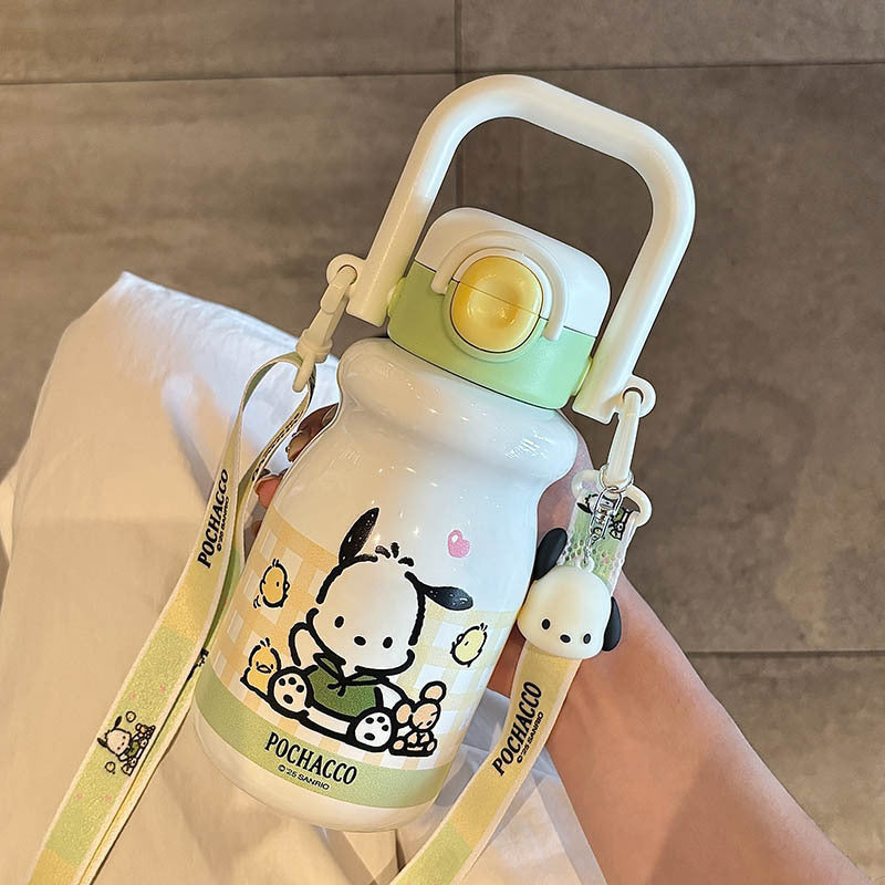 Women's water bottle with stylish Kuromi design Bowlift