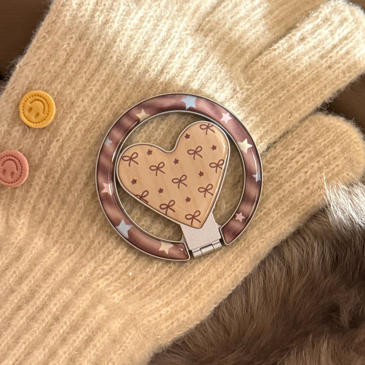Heart-shaped hand mirror Bowlift
