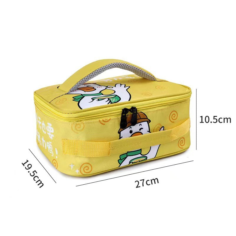 Cartoon-Themed Insulated Lunch Bag Bowlift