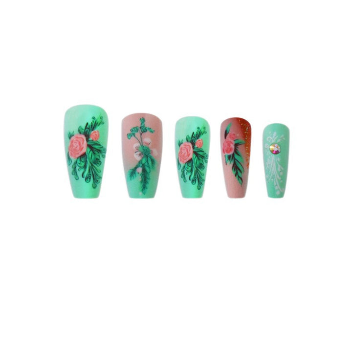 Artistic Floral Design Press-On Nails Bowlift 1788434359