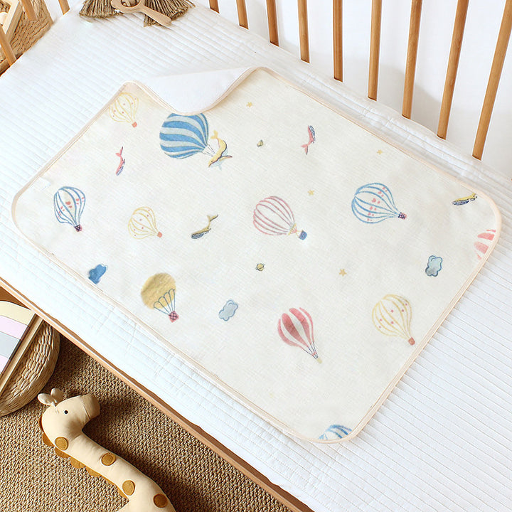 Ladies changing pad with cheerful floral pattern Bowlift