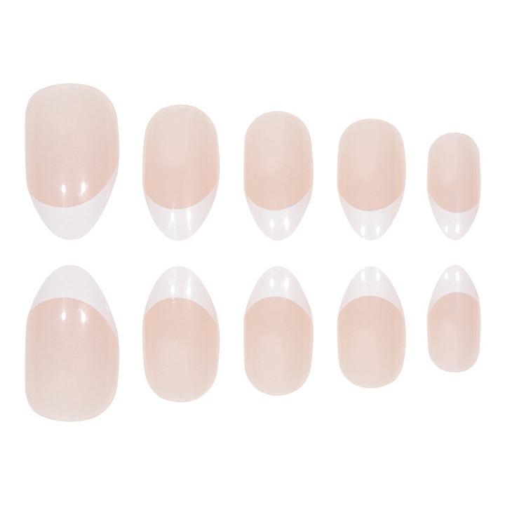 Elegant Stiletto Press-On Nails with French Tips Bowlift