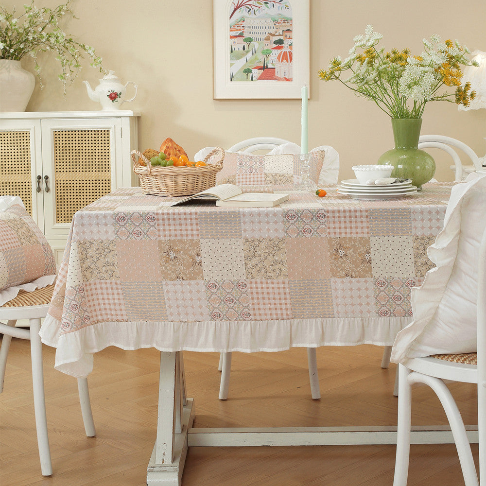 Vintage Patchwork Tablecloth