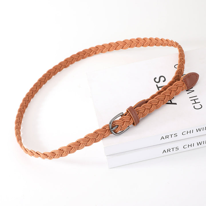 Braided Leather Belt Bowlift