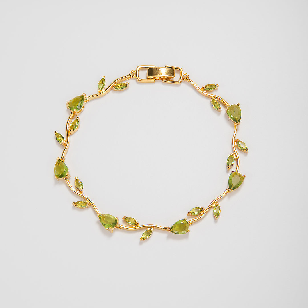 Elegant Floral Design Statement Bracelet Bowlift