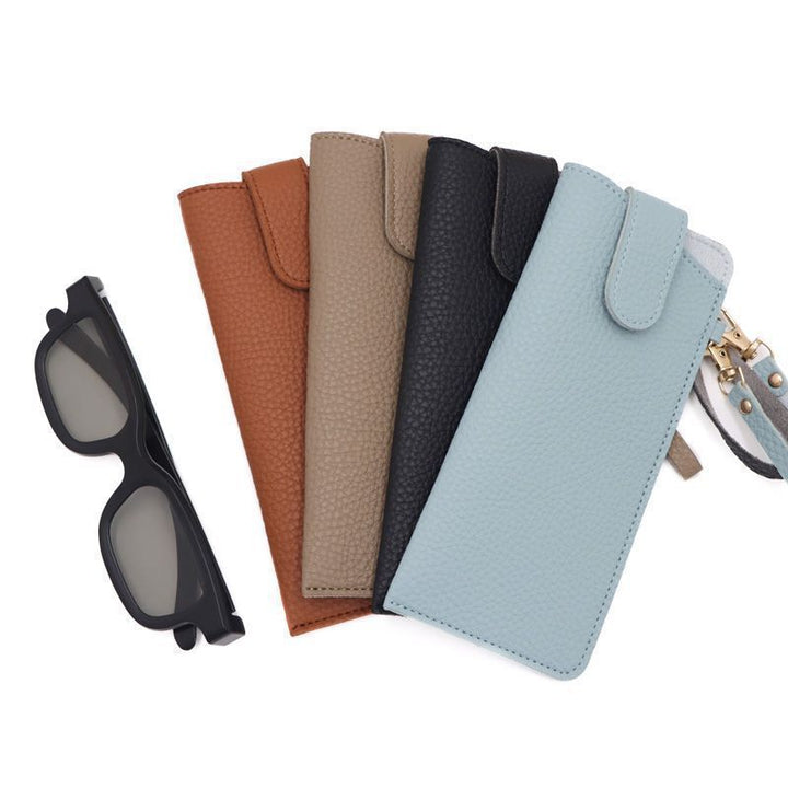 Elegant Leather Eyewear Case Bowlift