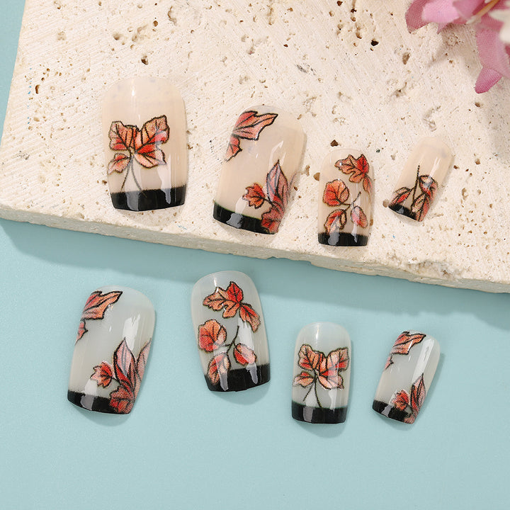 Artificial nails in artistic floral design Bowlift
