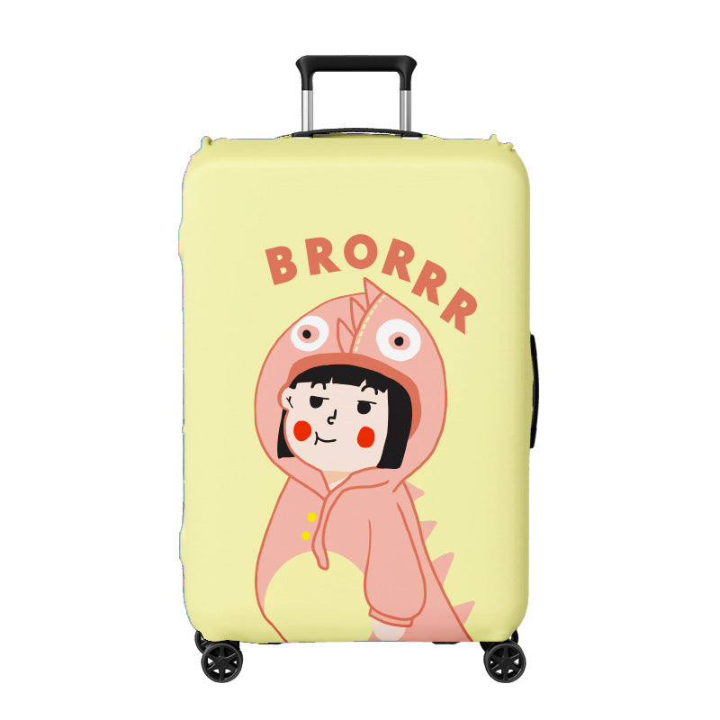 Women Suitcase Cover with Floral Patterns Bowlift