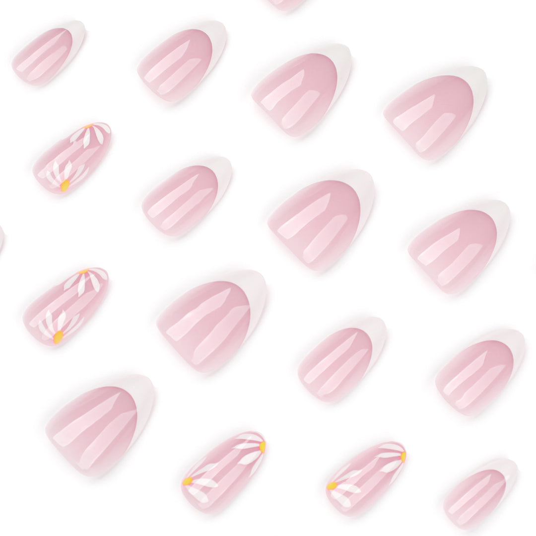 Elegant Nail Art with Floral Designs Bowlift