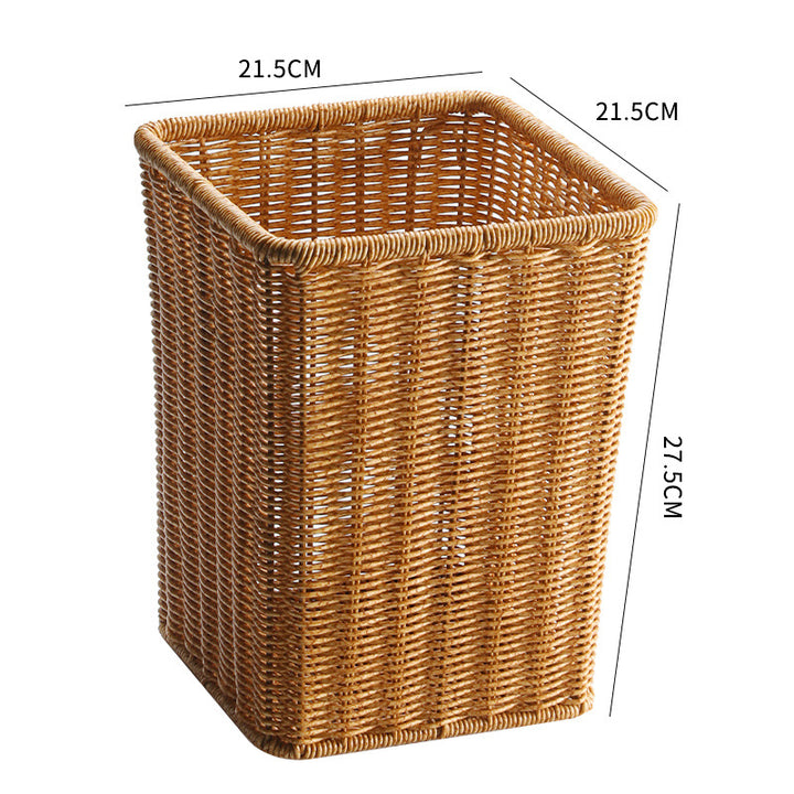 Handcrafted Wicker Waste Bin Bowlift