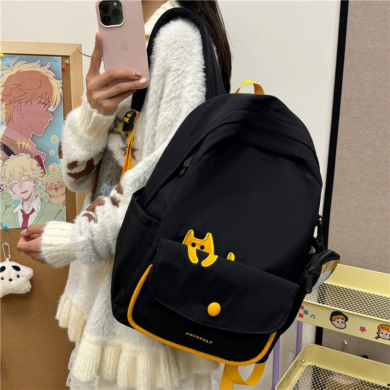 Playful backpack with cat design and versatile compartments Bowlift