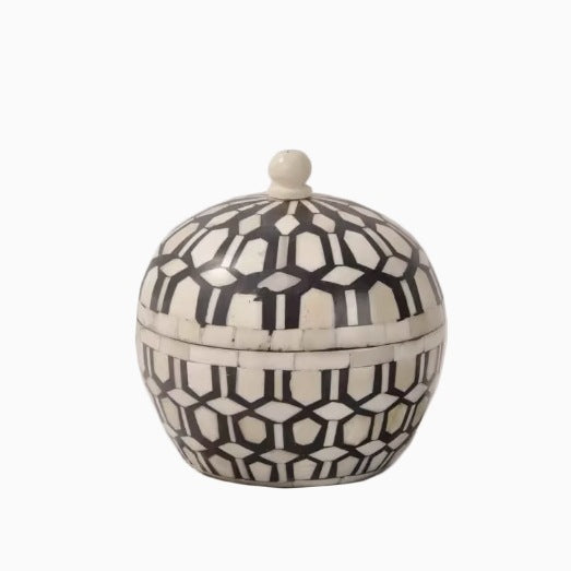 Decorative Storage Jar with Lid