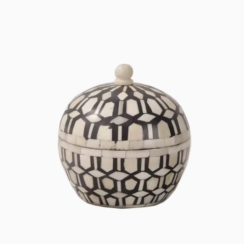 Decorative Storage Jar with Lid