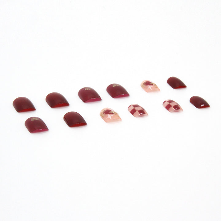 Artistic Design Press-On Nail Set Bowlift