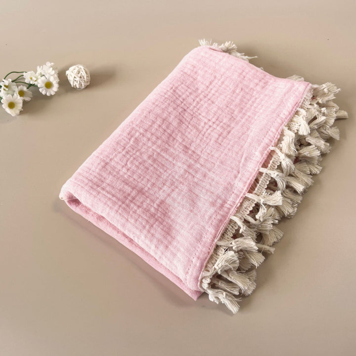 Elegant Cotton Throw Blanket Bowlift