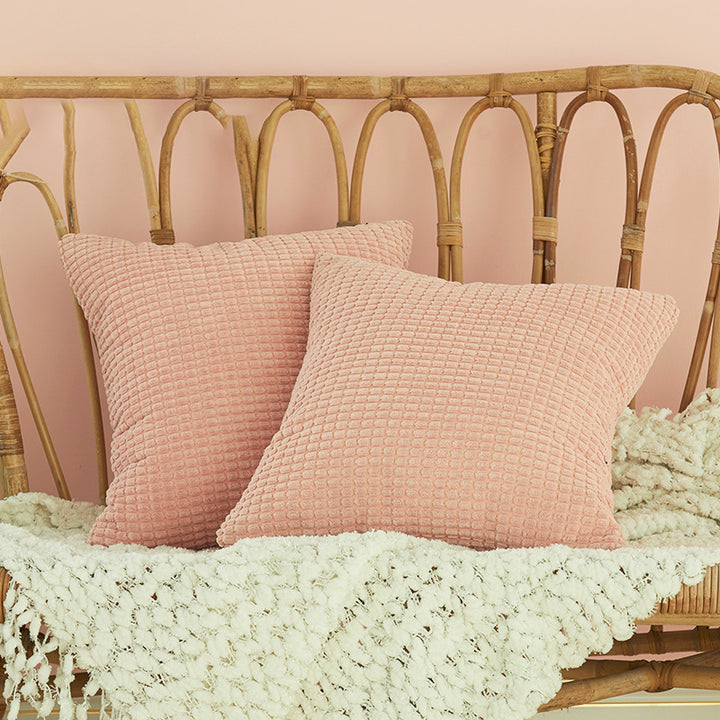 Textured Square Decorative Pillow