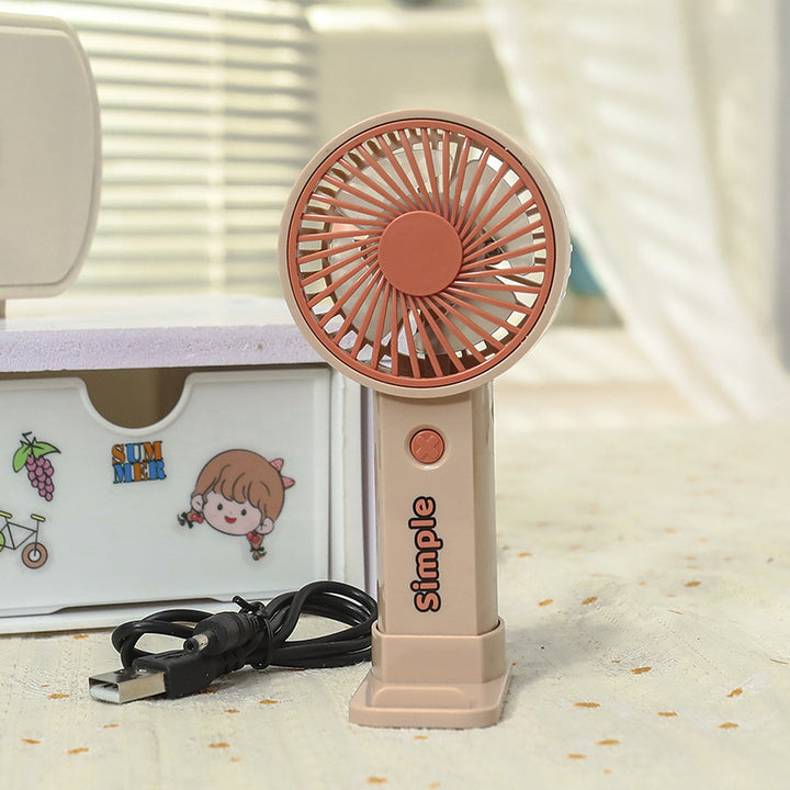 Women's Portable USB Fan with Elegant Design Bowlift