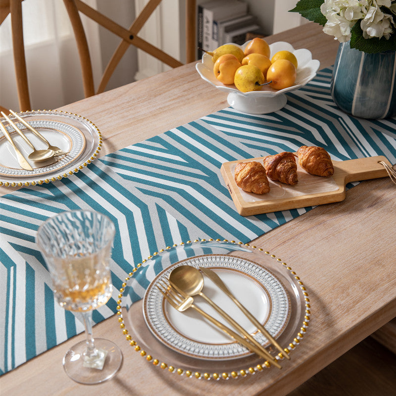 Modern Geometric Table Runner