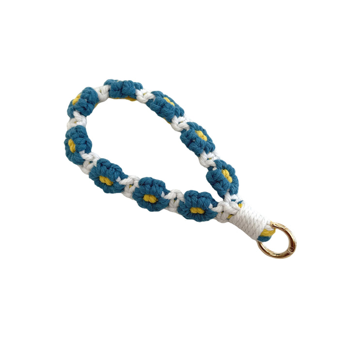 Floral Macrame Keychain Holder Bowlift