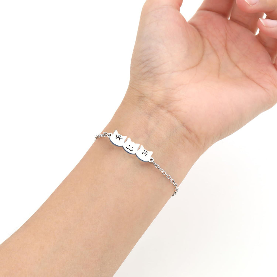 Cat-Themed Charm Jewelry Set Bowlift