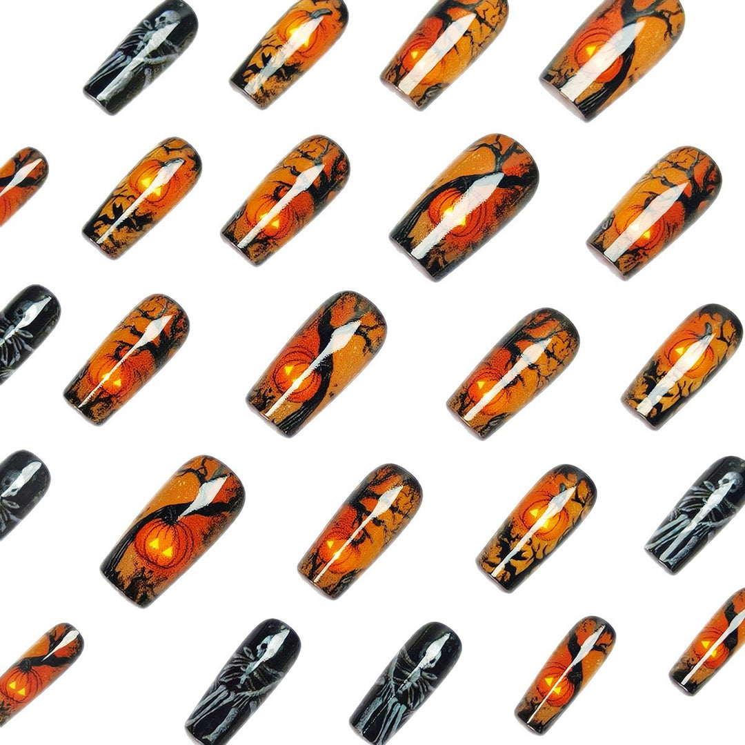 Halloween-Themed Artistic Nail Art Bowlift