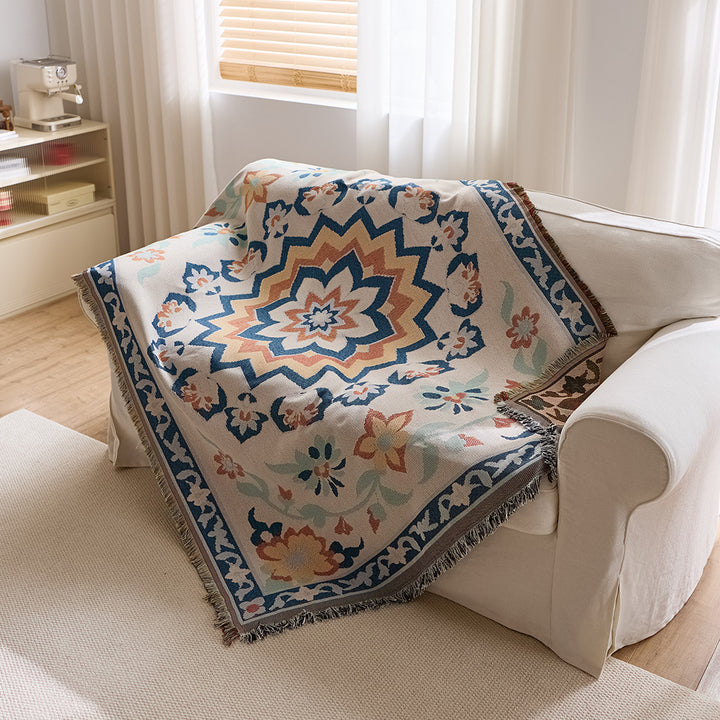 Cozy Cartoon-Themed Throw Blanket