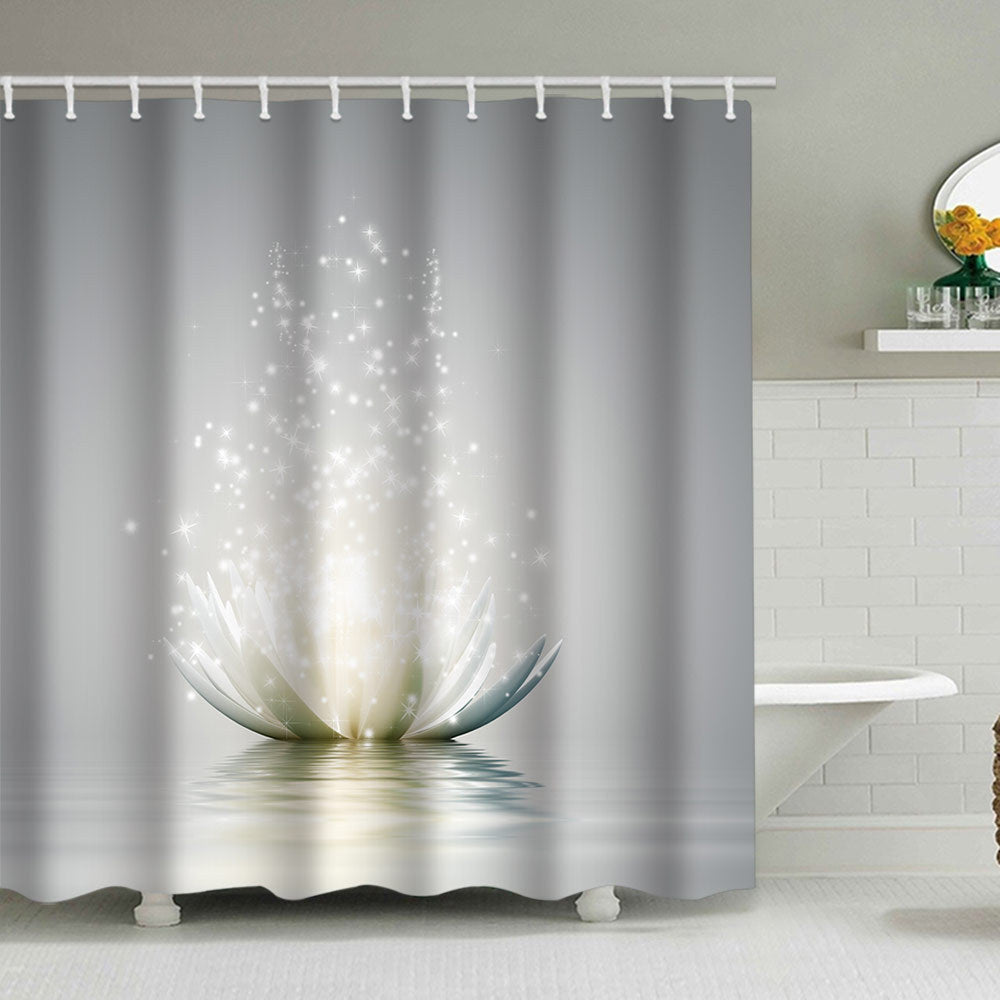 Tranquil Zen Nature Shower Curtain Bowlift