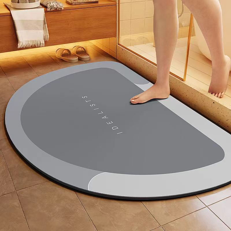 Round Bathroom Mat