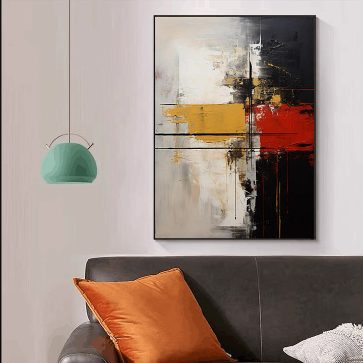 Abstract Expressionist Canvas Artwork