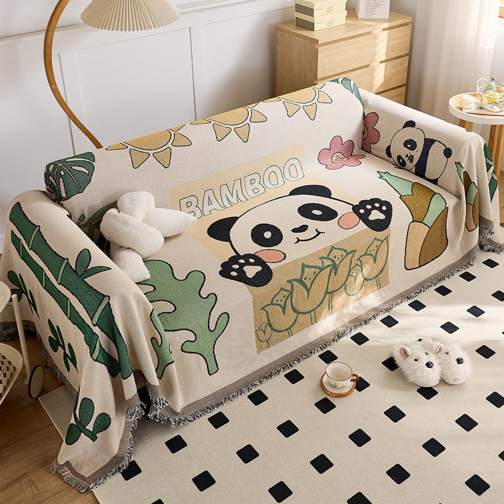Decorative Panda Throw Blanket