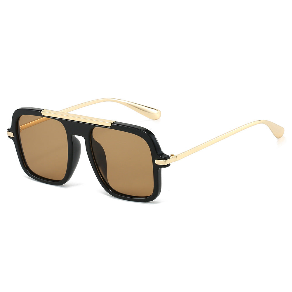 Women's fashionable sunglasses with trendy square frame Bowlift
