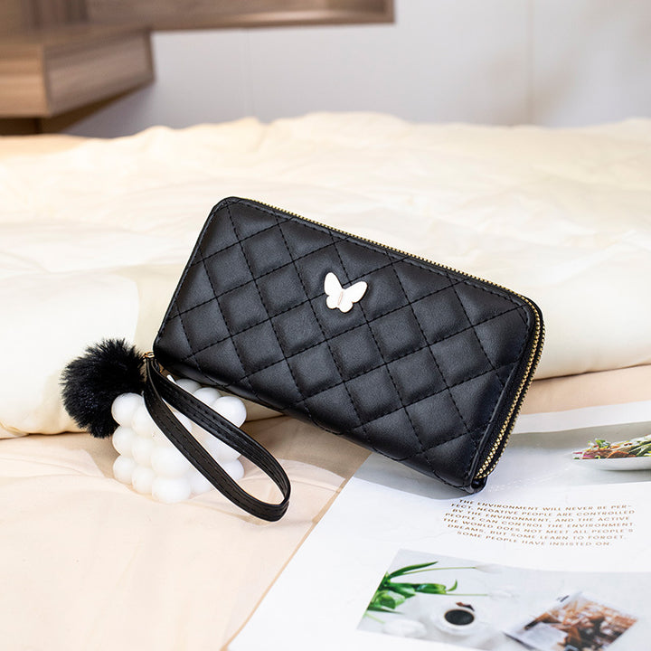Elegant Quilted Leather Wallet