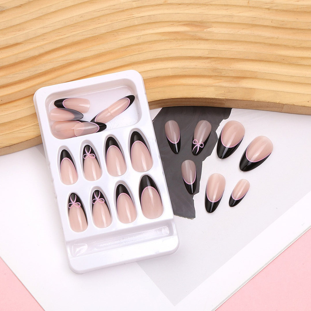 Stylish DIY Press-On Nail Art Set Bowlift