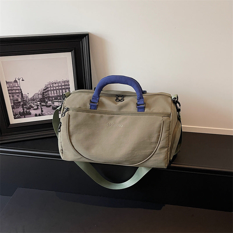 Sporty Duffel Bag With Versatile Compartments Bowlift
