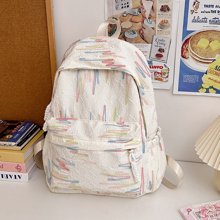 Abstract Patterned Backpack Bowlift