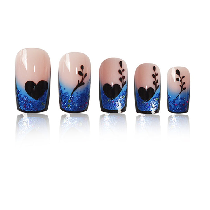 Artistic Gradient Nail Extensions Bowlift