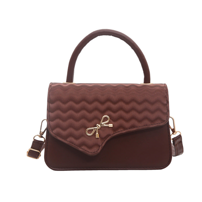 WoChic Textured Handheld Satchel Bag Bowlift
